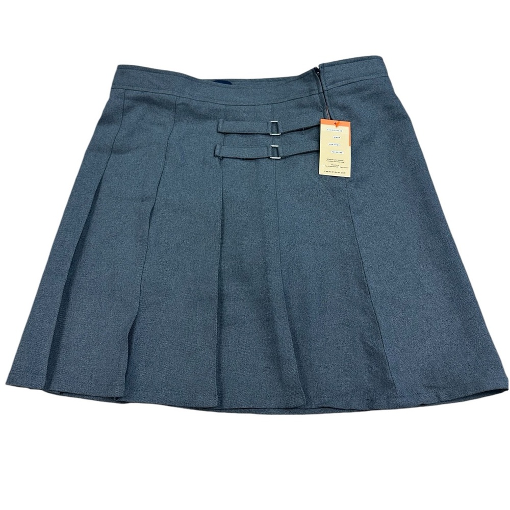 Y2K 90's‎ Pleated Zip Side Skort adjustable waist NWT school uniform size 20